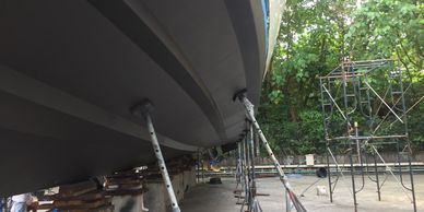 Antifoul rolled application 