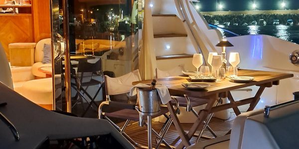 Indulge in gourmet meals prepared by a private chef during your yacht charter