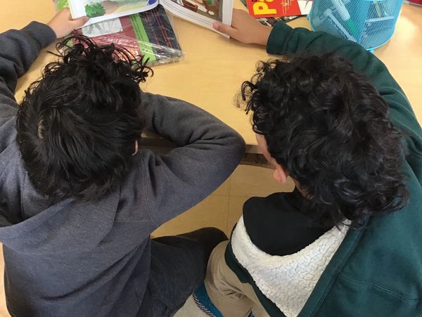 An image if children reading