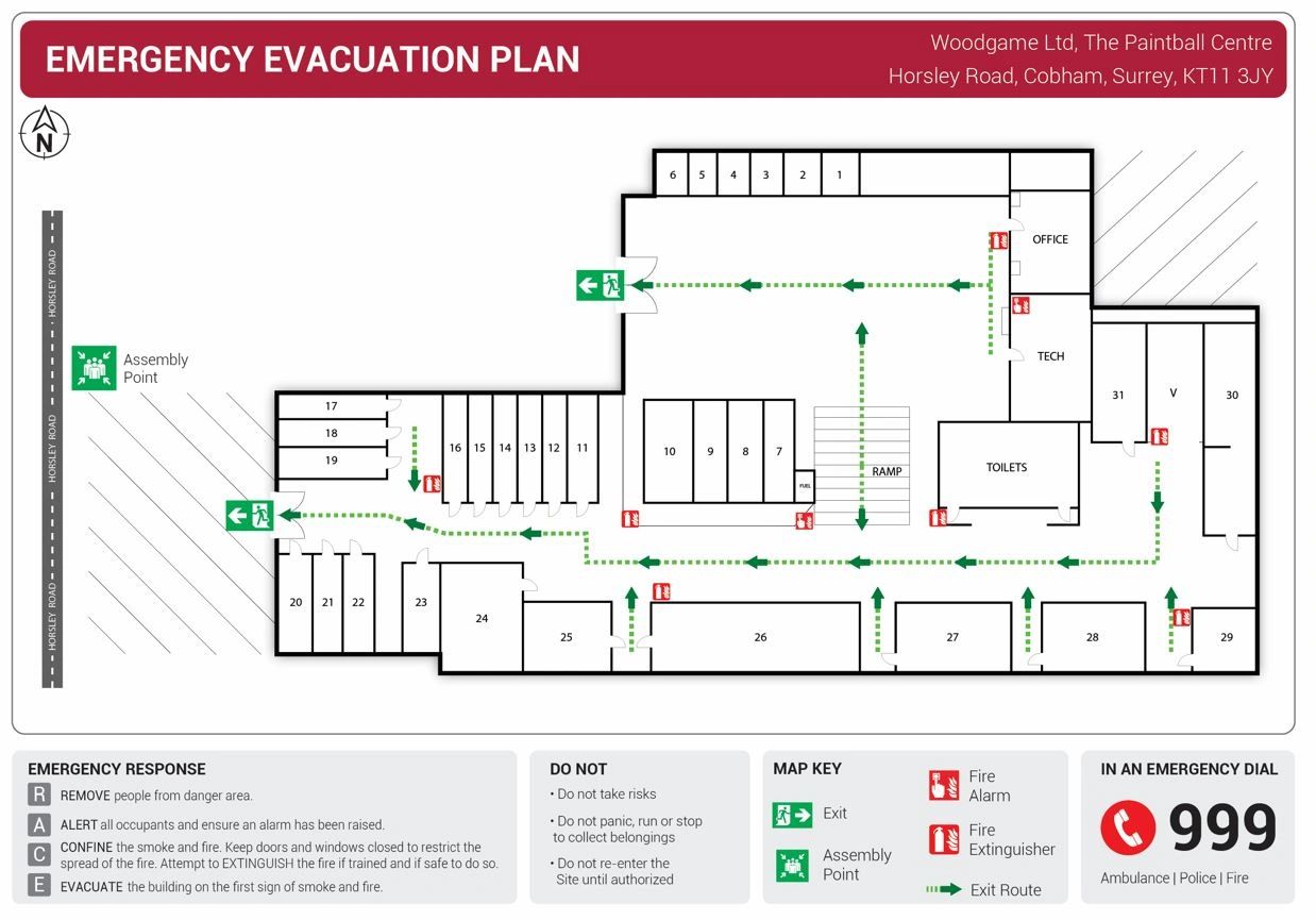 Hotel Fire Evacuation plans