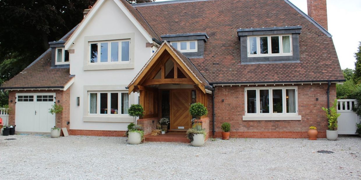 Cheshire new build house in Walton
