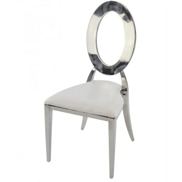 Silver O back Chairs