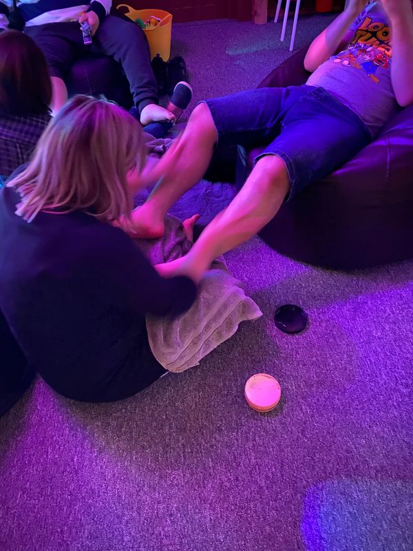Hand/ Foot massage on offer daily