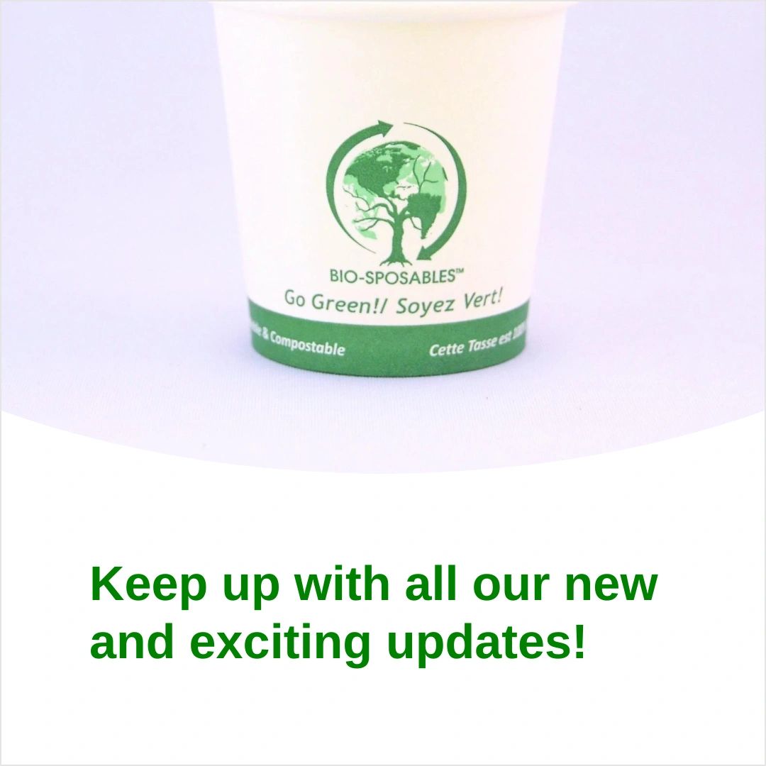 Bio-Sposables - Eco Friendly, Compostable Cup, Biodegradable Plastic