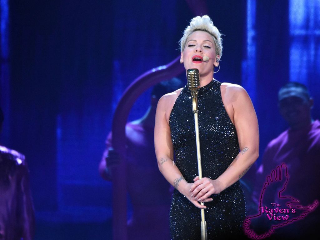 open lace back dress Vinyl | P!Nk