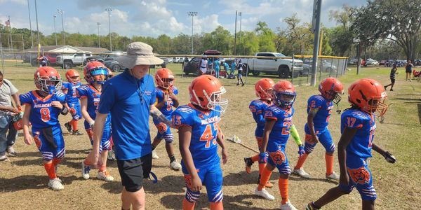 Heading to a West Orange Spartans Youth Football Game in Winter Garden
