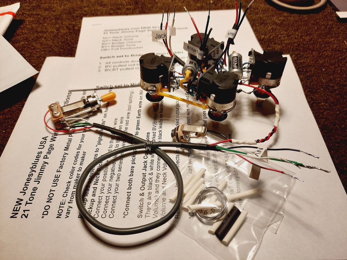 Jimmy Page wiring question. | My Les Paul Forum