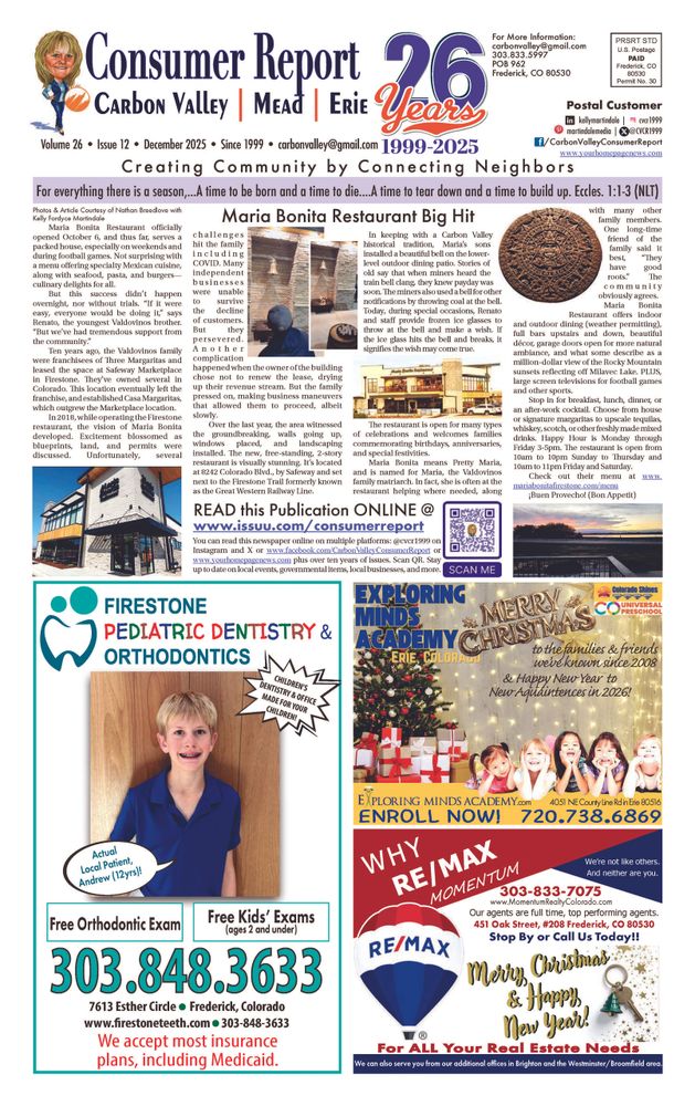 Front page Dec. 2025