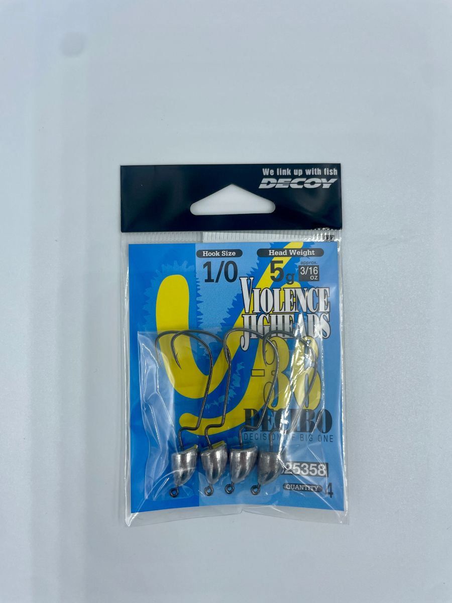 DECOY DECIBO VIOLENCE JIG HEADS VJ36