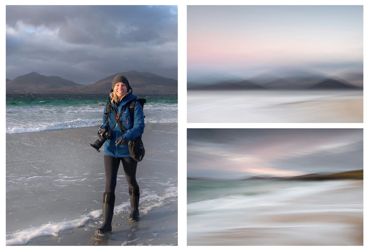 Shona Perkins in the Isle of Harris, Scottish Outer Hebrides, Scotland. ICM Photographer 