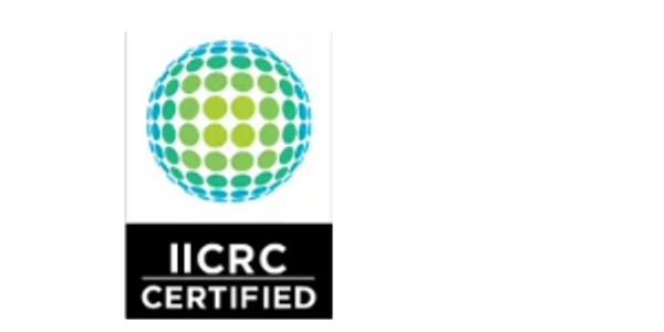 IICRC certified for water damage restoration cleanup and drying