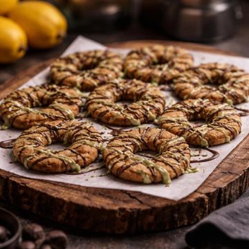 Our Monster Sharing Dessert box consisting of a selection of sweet desserts and dipping sauces from 