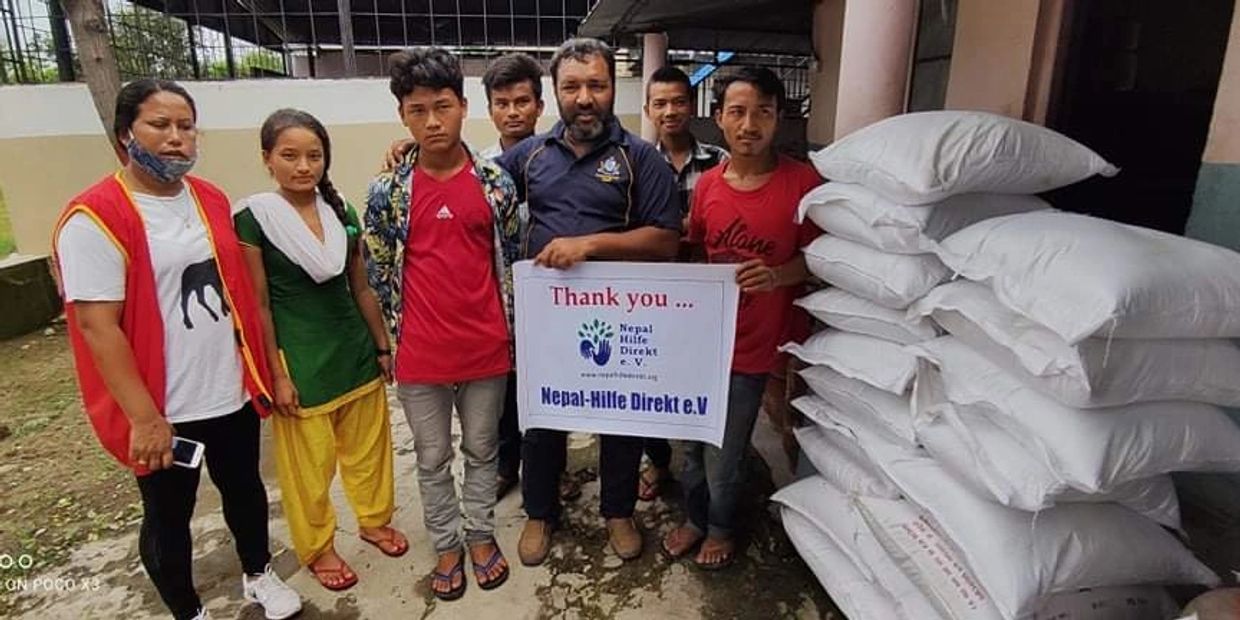 Nepal-Hilfe direkt unterstützt die Ärmsten in Nepal 2021
