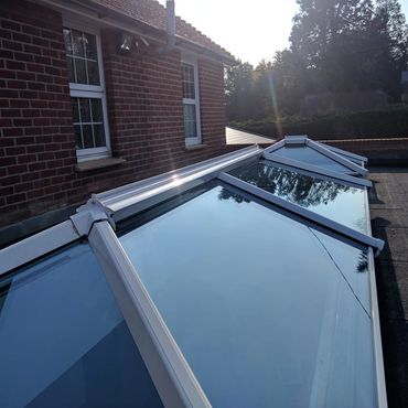 After image of a conservatory roof clean.
