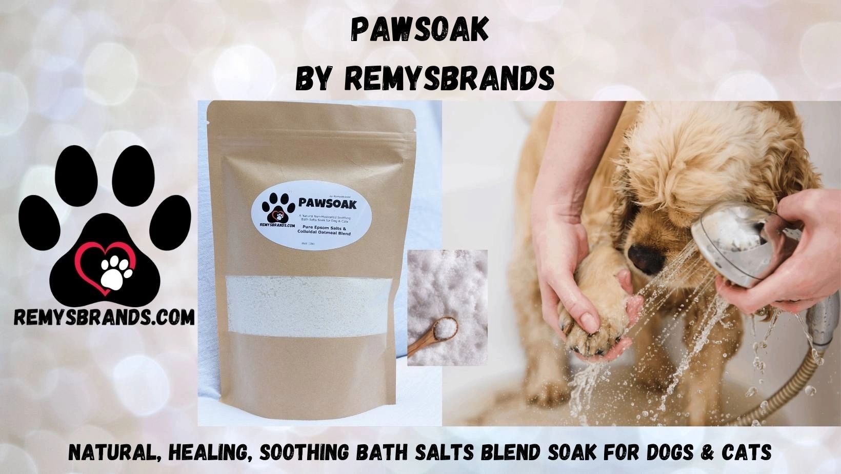 is it ok to soak a dogs foot in epsom salt