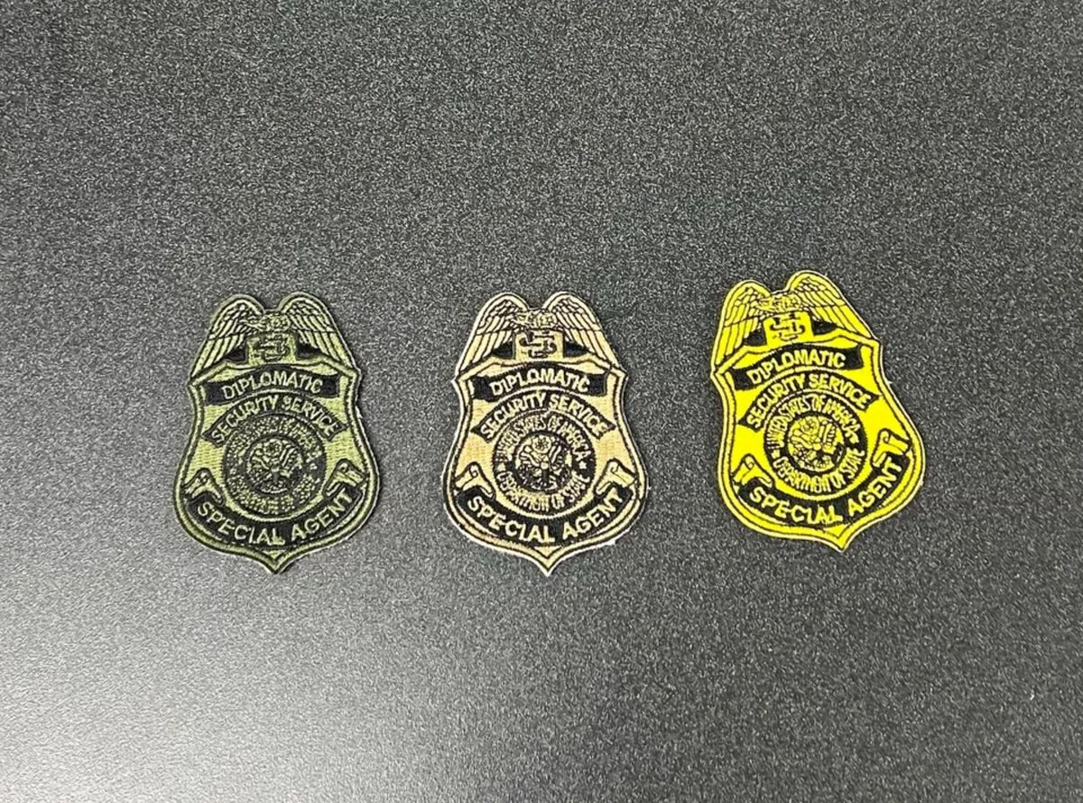 Small Badge Patch with Velcro 