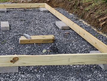 Shed Block Footer