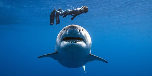 About Ocean Ramsey, an ethologist and professional shark safety specialist who swims with sharks