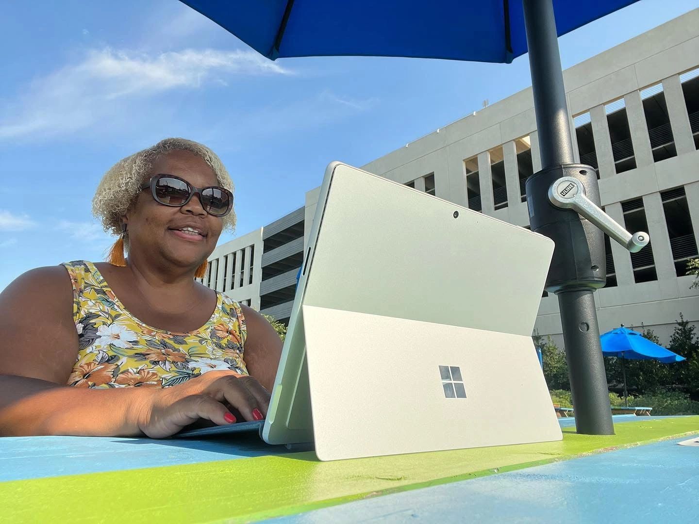 Francene Hill - combining her two loves - writing and being outdoors.