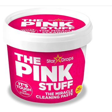 The Pink Stuff - The Miracle Cleaning Paste, Multi-Purpose Spray, Cream Cleaner, Bathroom Foam and 1 Microfiber Cloth Bundle