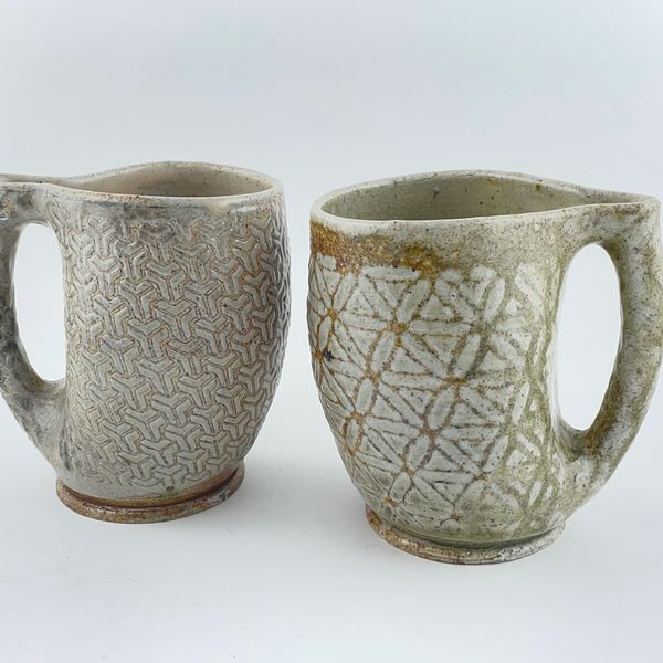 Pinched handle mugs by mdoxey