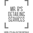 Mr B's Detailing Services (Website still in developement)