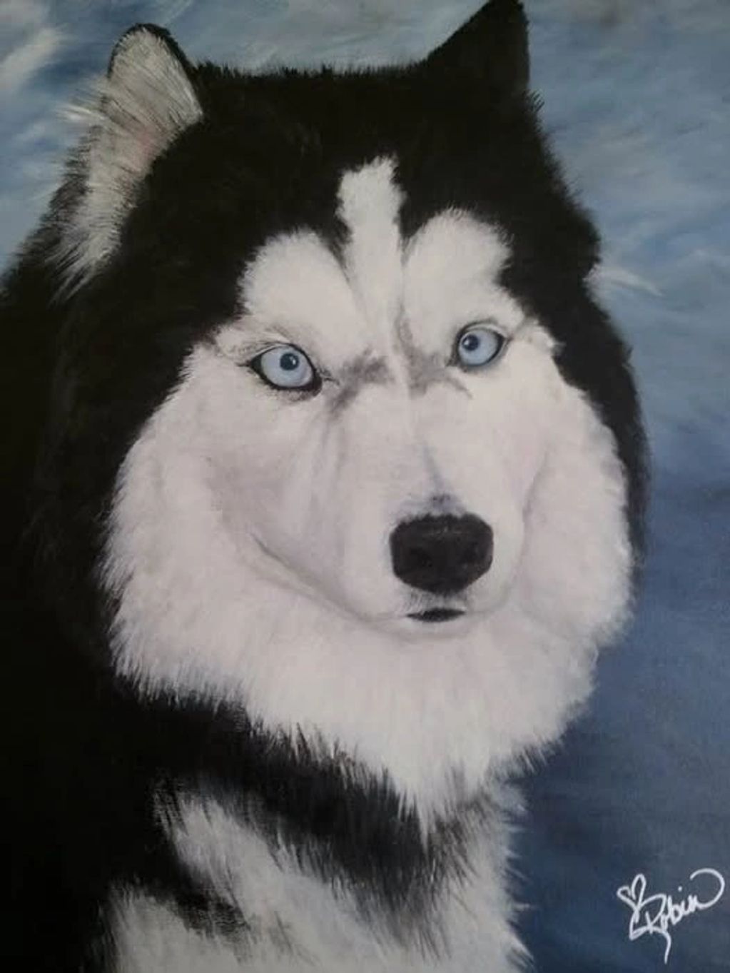 Robin sagulla, pet portraits, art, art commissions