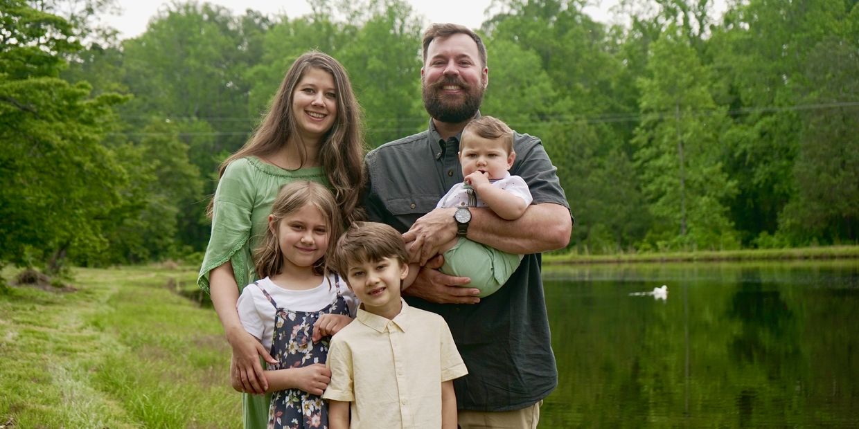 Morgan Scott and his family. 