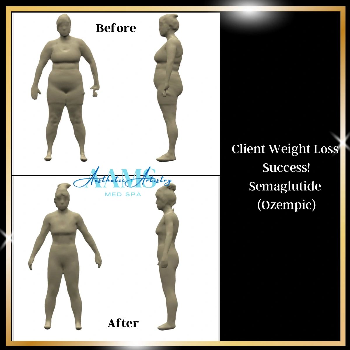 Weight loss before & after