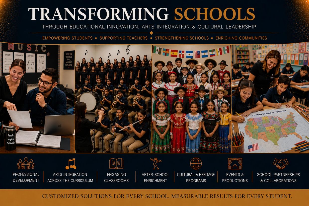 Transforming schools through innovation, arts, and cultural leadership.