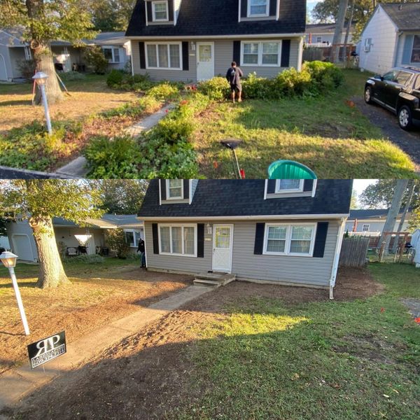 landscaping, sod, grass, property maintenance, lawncare, home, house, yard, bush removal