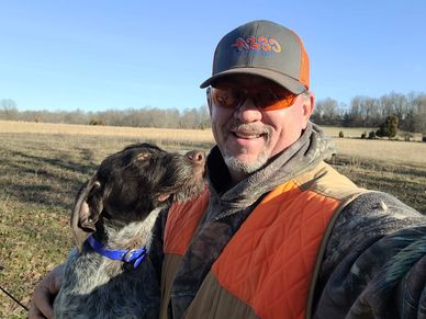 Rebel is so proud after a good hunt, he did so great this day