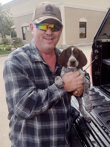 Pick up day with Scout. We just love her so