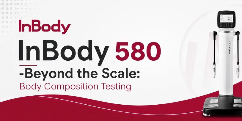 InBody 580 device for body composition testing.