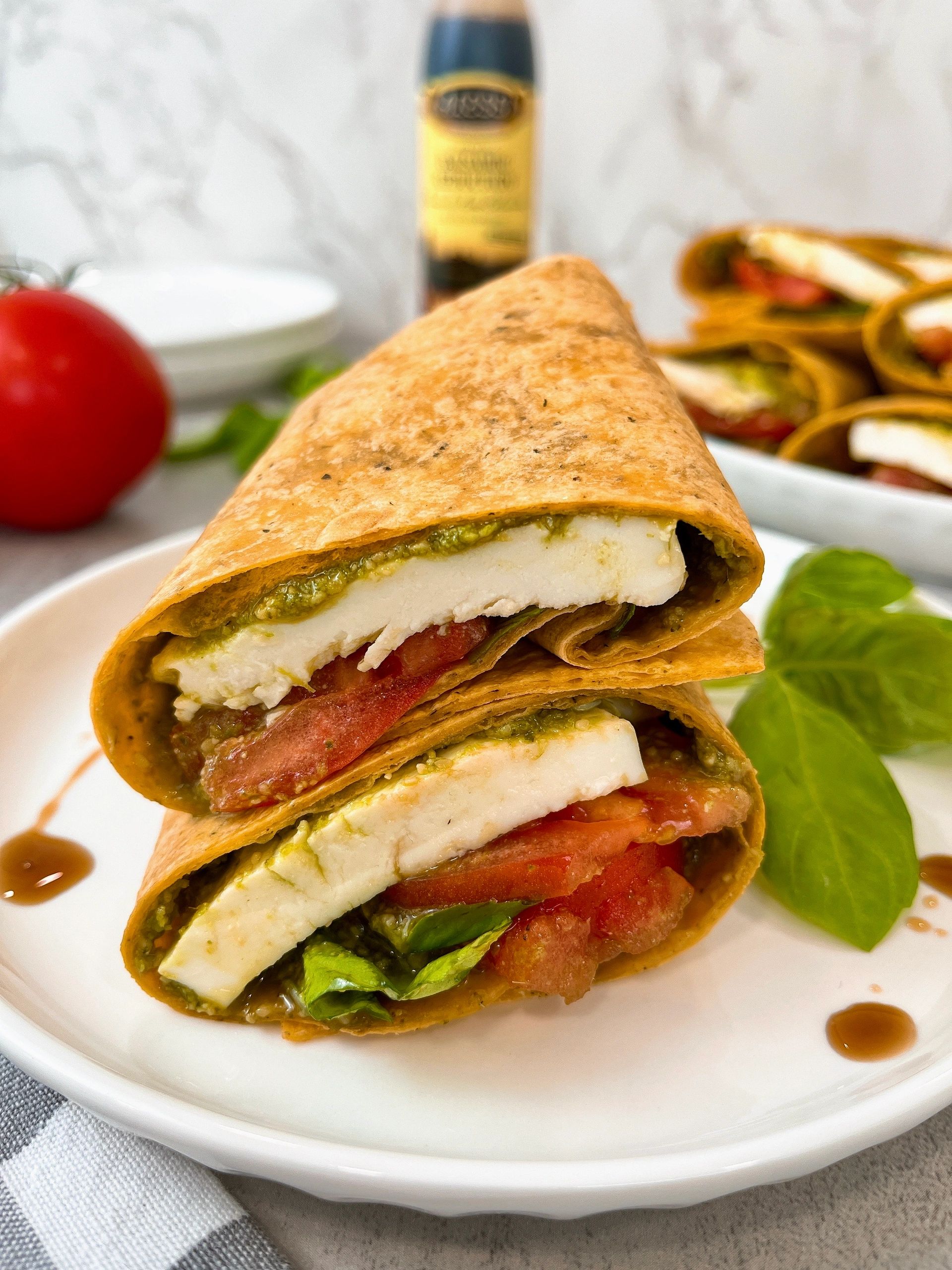Caprese Wraps gluten-free-dairy-free-vegan-breakfast-recipes