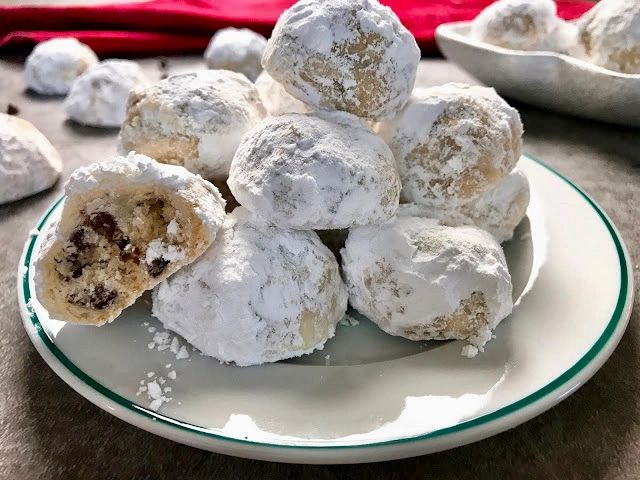 Chocolate Chip Snowball Cookies