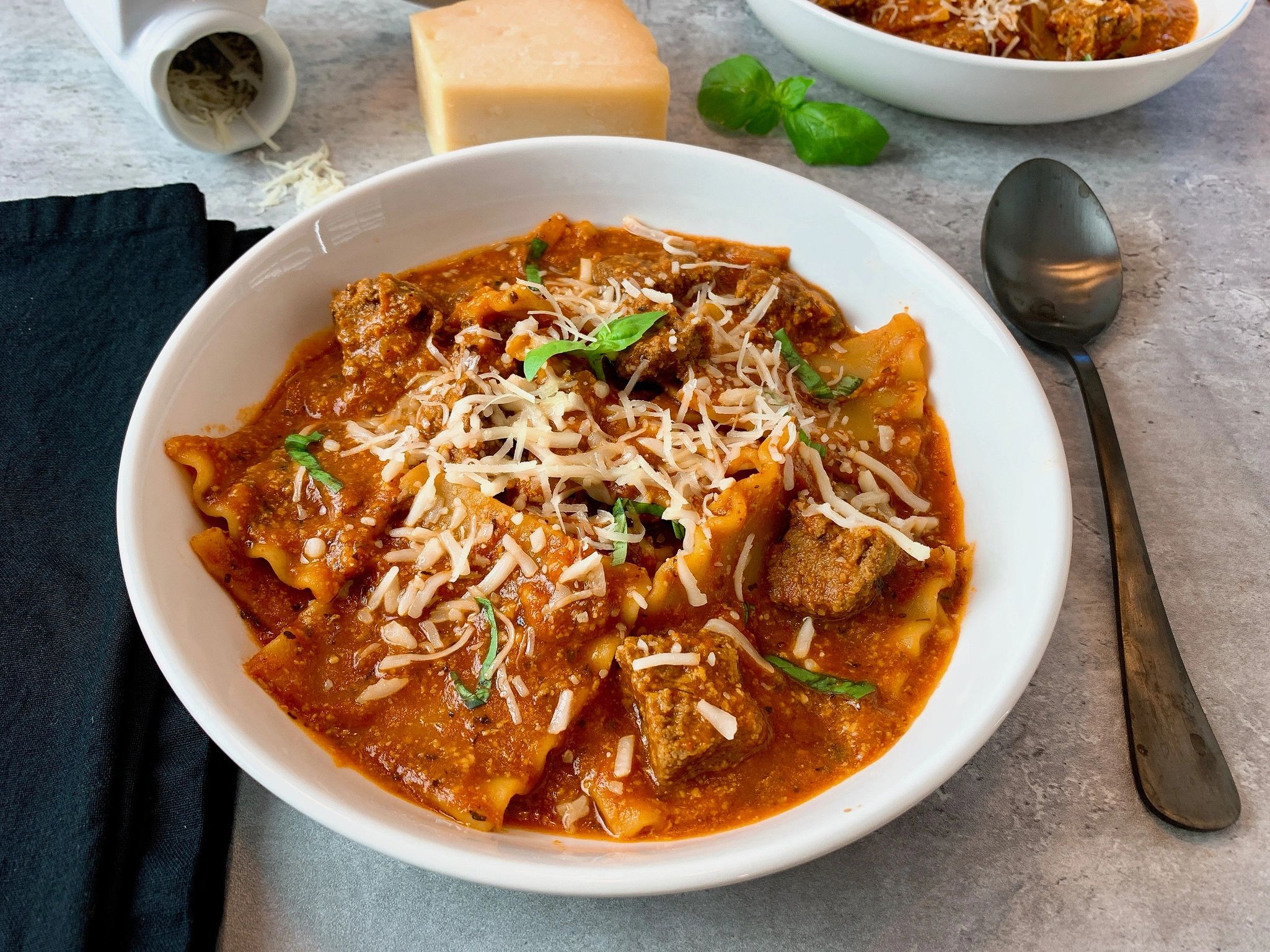 Beefy Lasagna Bowls