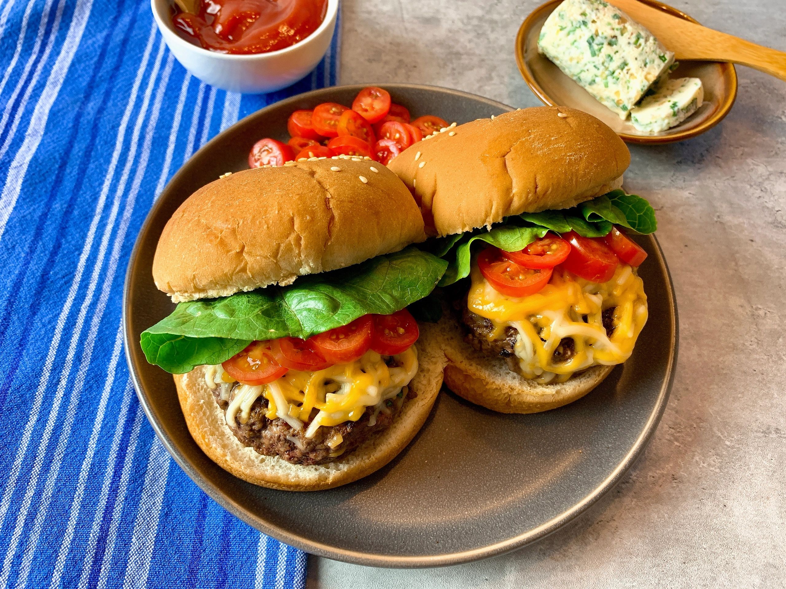 Garlic Butter Burgers