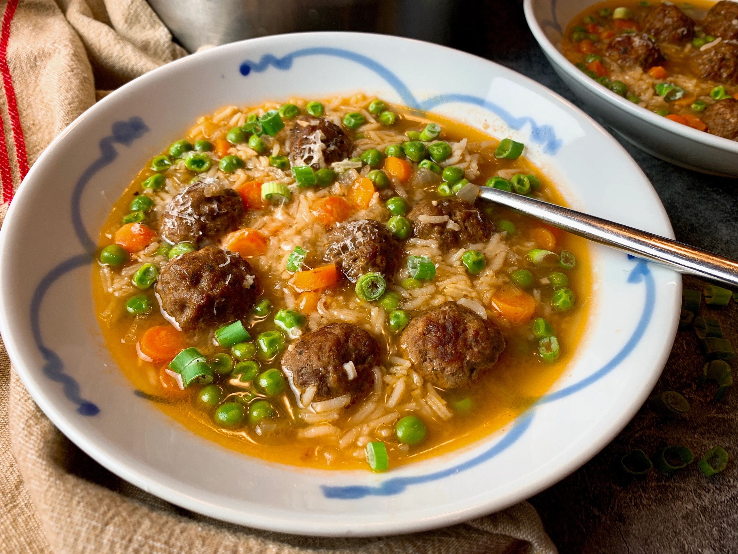 Parmesan Meatball Soup