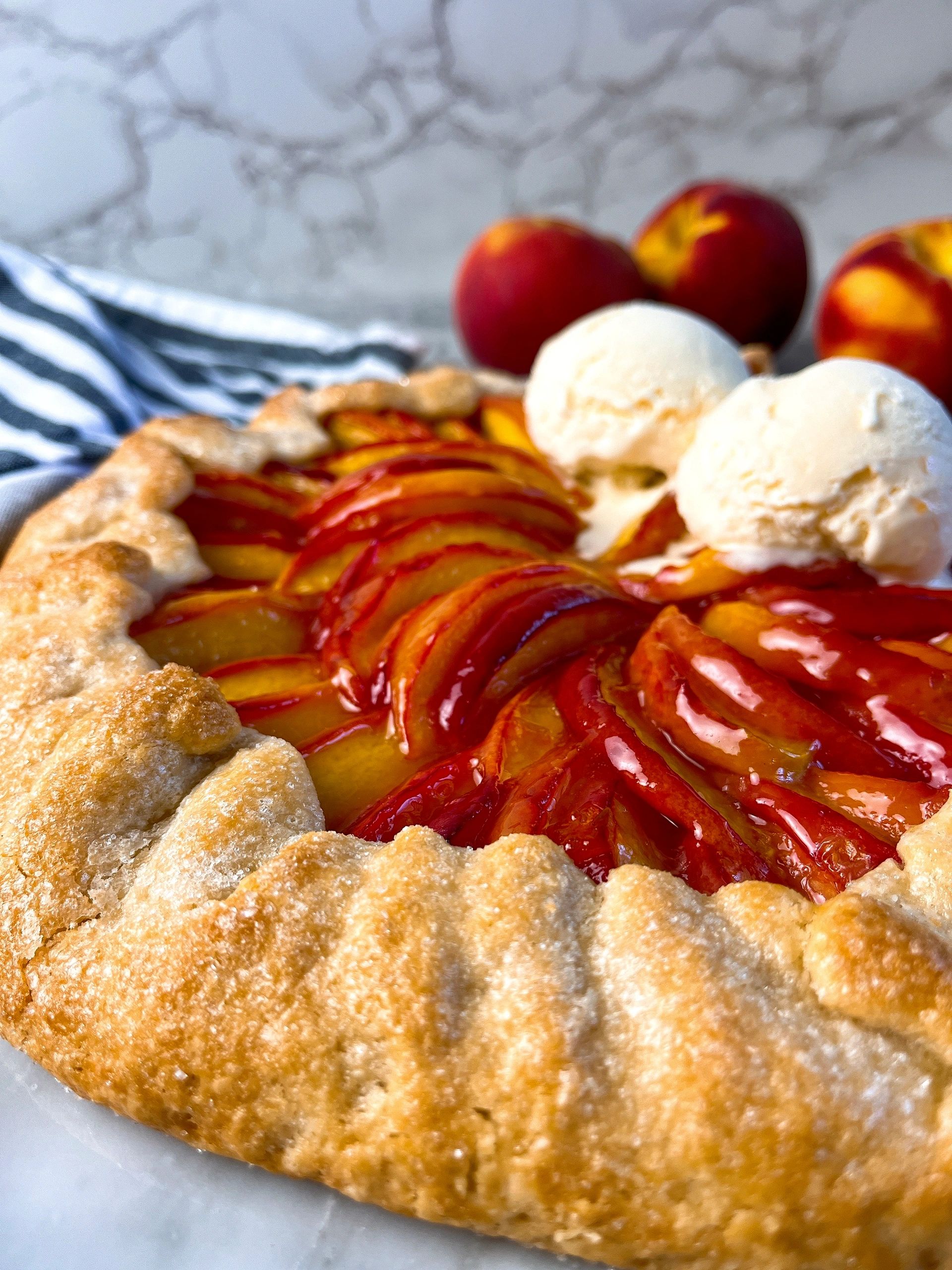 Easy Peach Galette