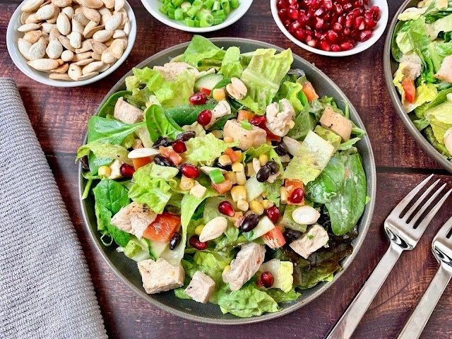 Southwest Salad with Chipotle-Ranch Dressing