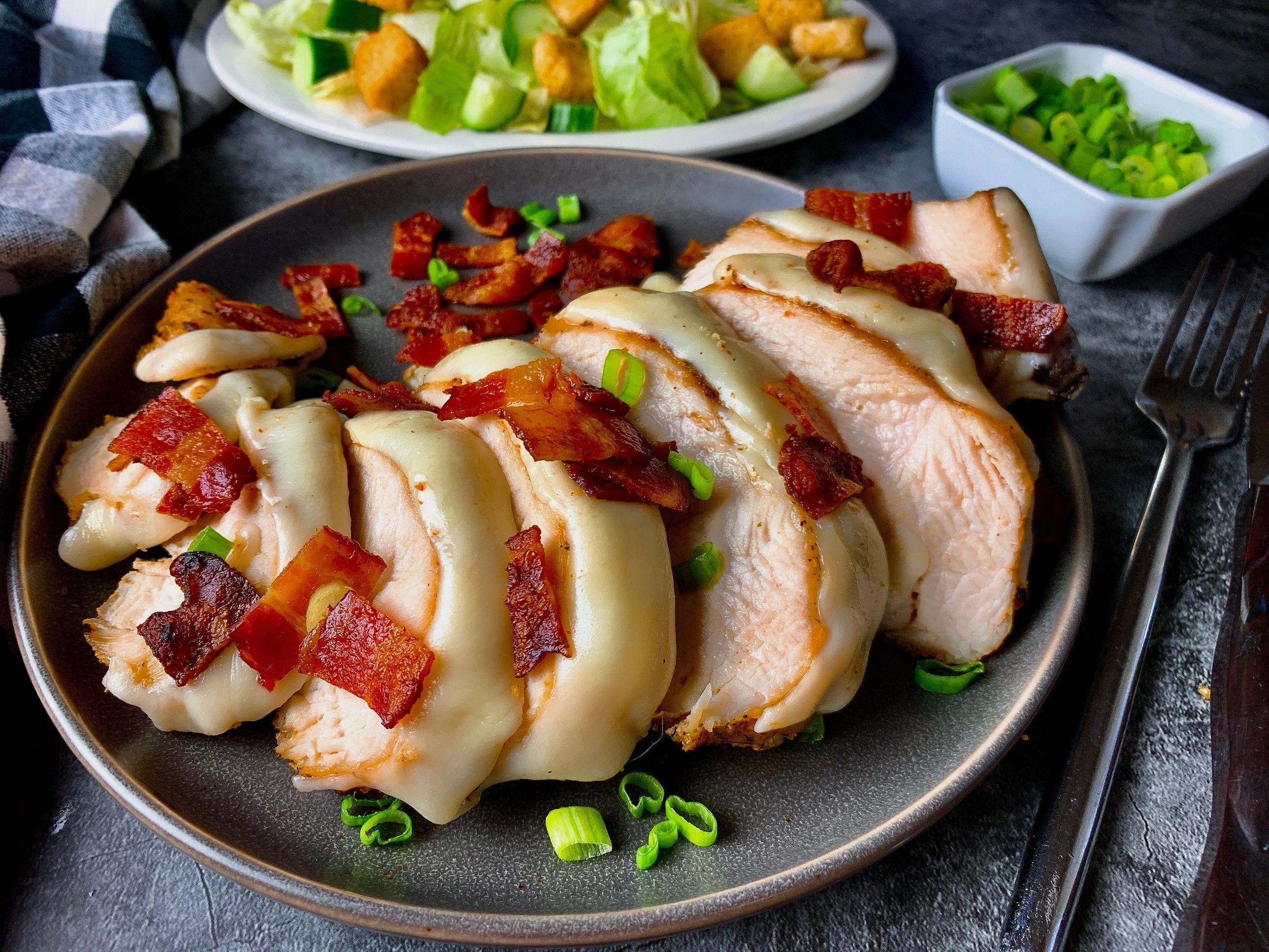 Swiss Cheese Chicken with Bacon