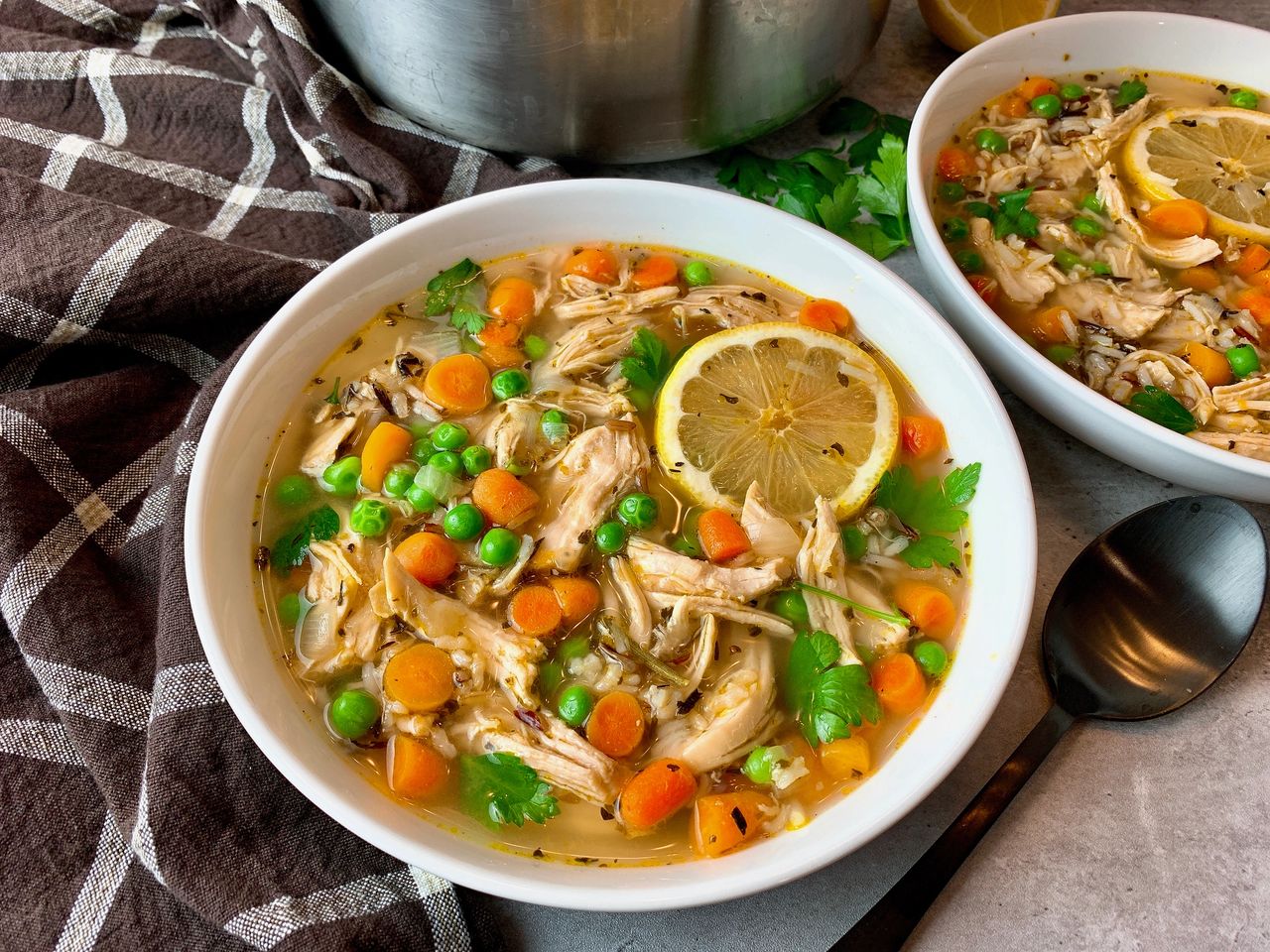 Healing Ginger Chicken Soup with Rice