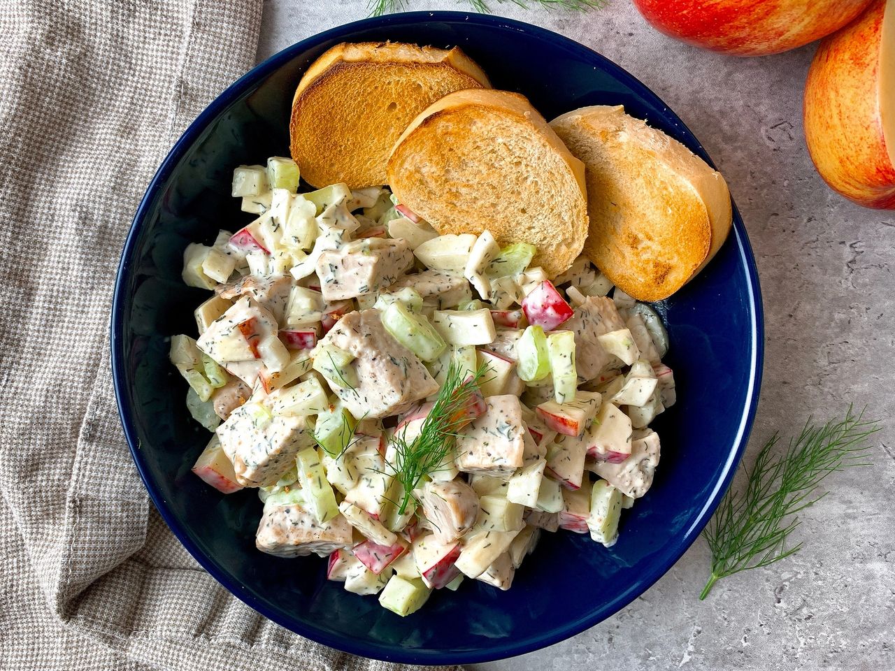 Chicken and Apple Salad with Fennel