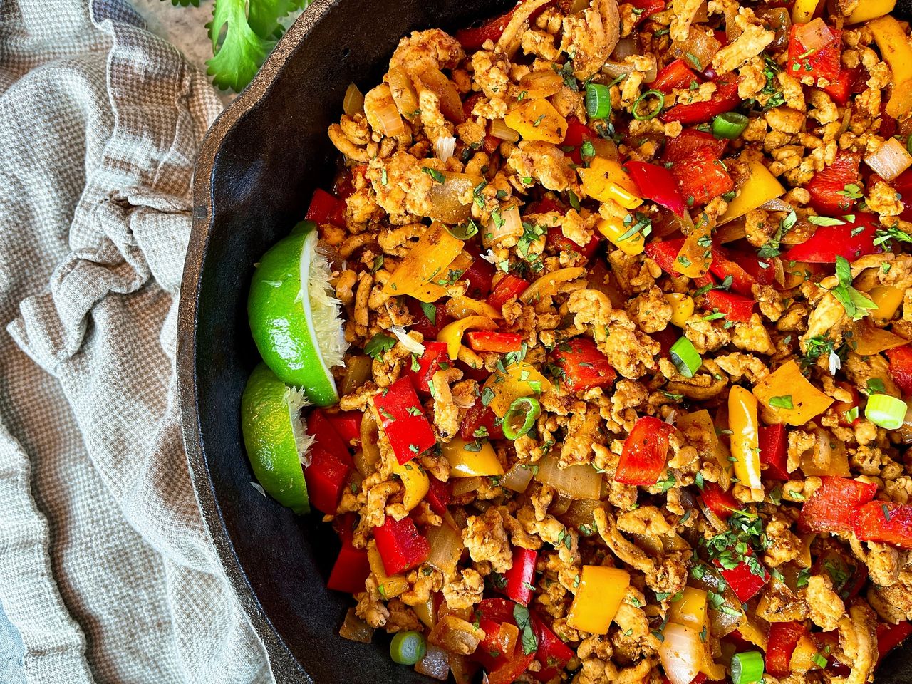 Chicken Fajita Skillet, One-pan meal