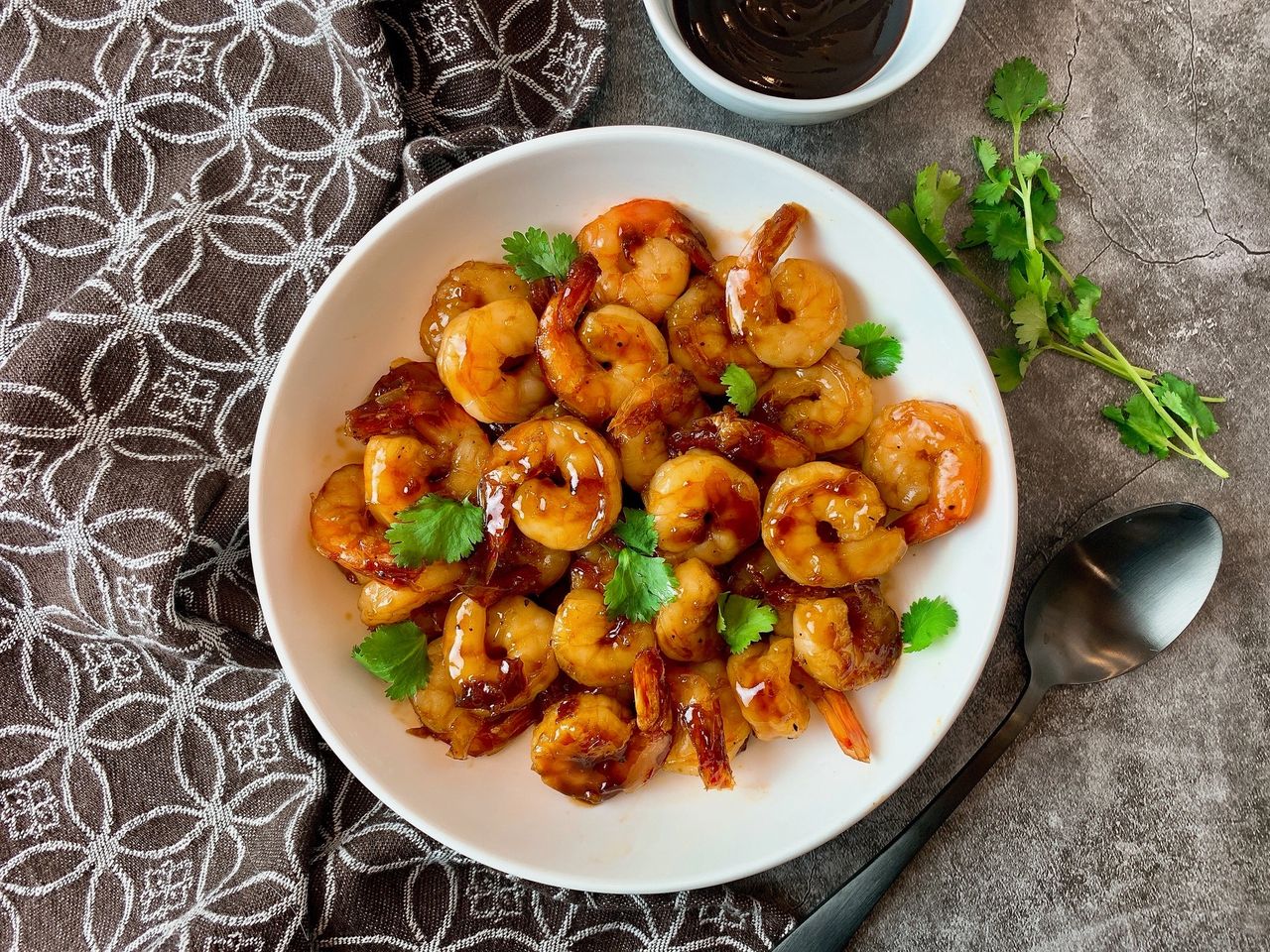 Honey Hoisin Shrimp 