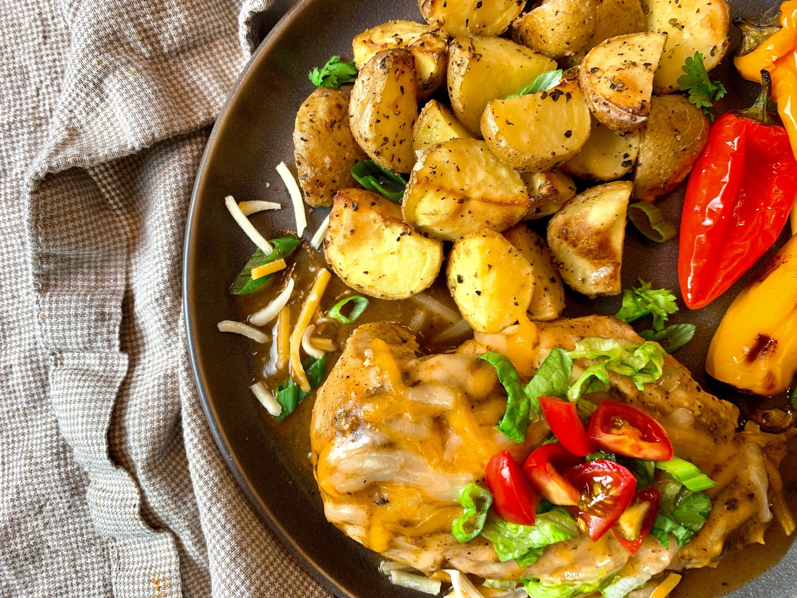 Chicken with Fajita Gravy