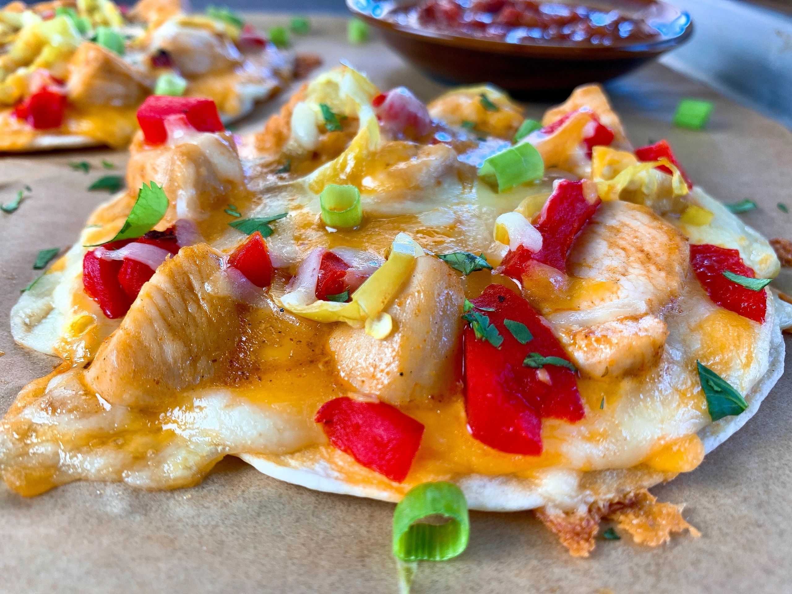 OpenFaced Quesadillas