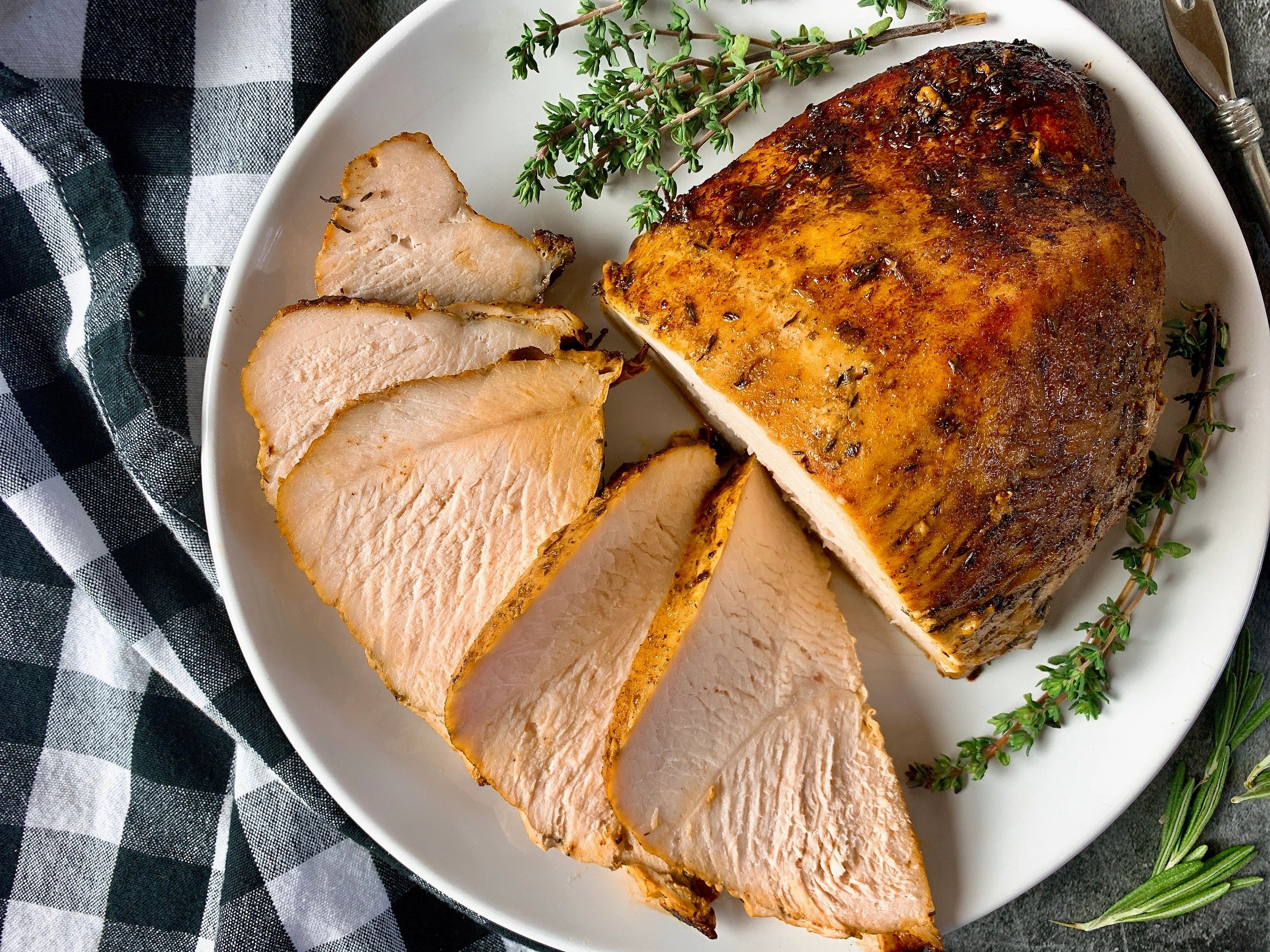 Herb-Butter Roasted Turkey Breast