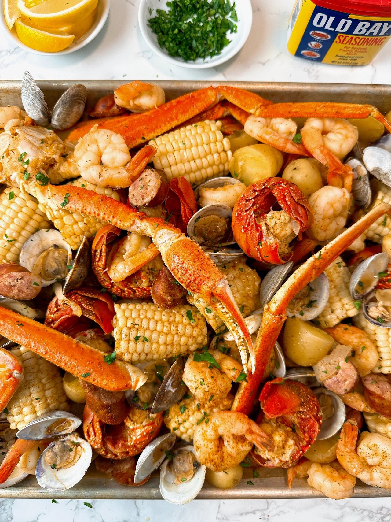 Easy Seafood Boil with Old Bay Seasoning 